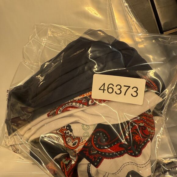 Nygard T-Shirt Women 2X Plus Blue Geometric V-Neck Short Sleeve Pullover Casual - Picture 6 of 6